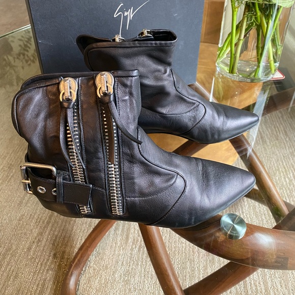 Giuseppe Zanotti Shoes - Giuseppe Zanotti Moto Booties